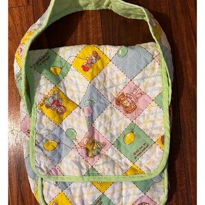 Vtg 1983 Quilted Cabbage Patch Kids Diaper Bag Coleco Doll OAA 1980s GUC